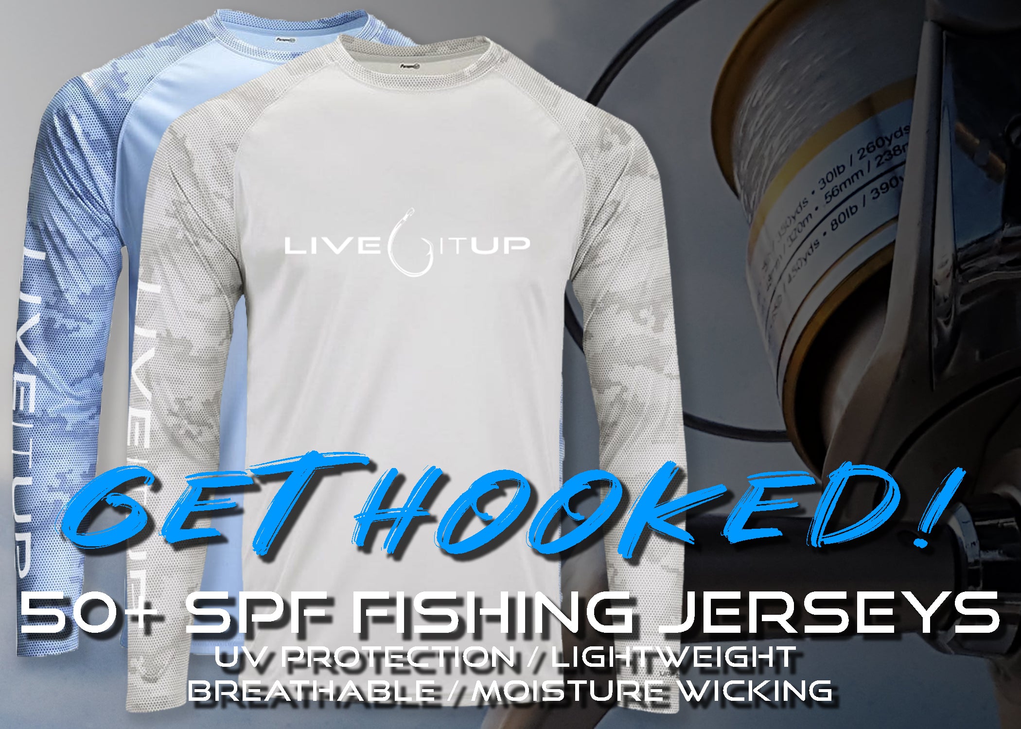 UV Fishing Jersey Performance Fishing Hooked Up Fishing Apparel MOBILE