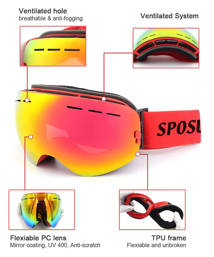 aliexpress ski goggles Anti-Fog Ski / Snowboarding Goggles – Live it Up Outfitters LLC