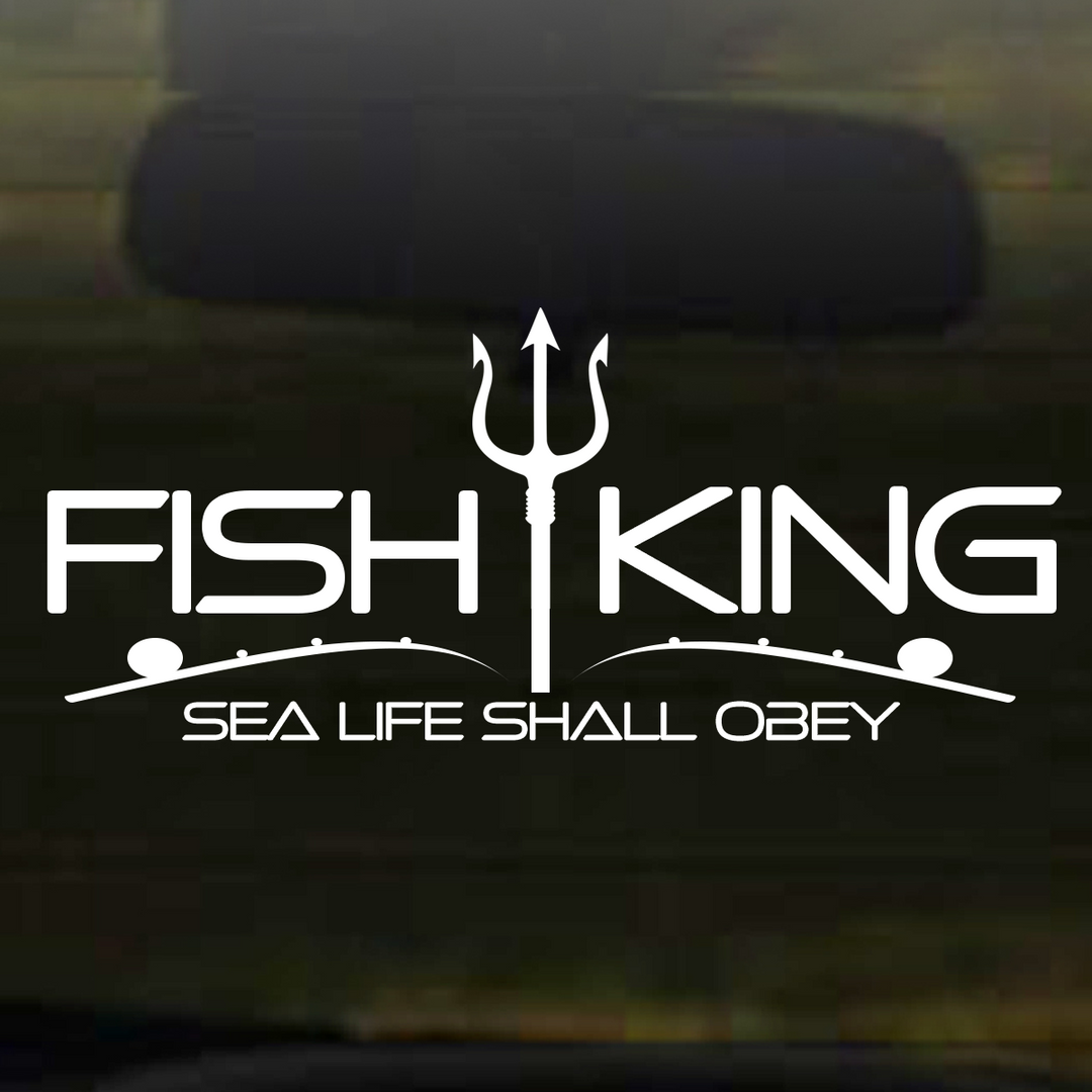 Fish King Vinyl Decal