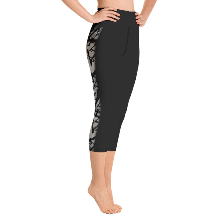 Women's "Rock Hard" Yoga Capri Leggings